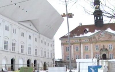 TÜ Narva kolledži fassaad viitab linna ajaloole